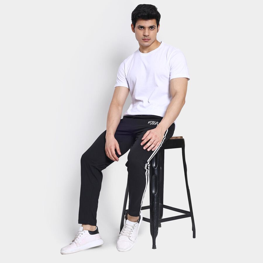 Men's Track Pants , काला, large image number null